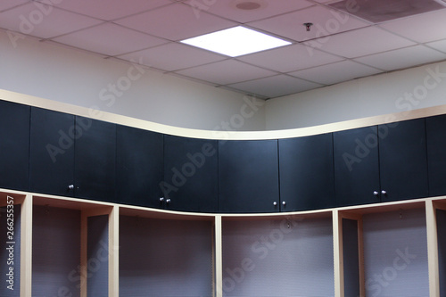 Interior of a locker/changing room