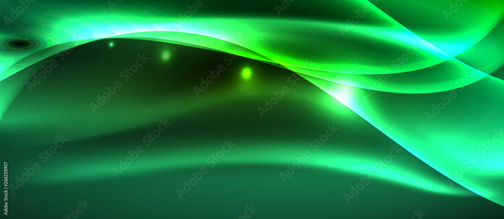 Neon light waves Neon light waves