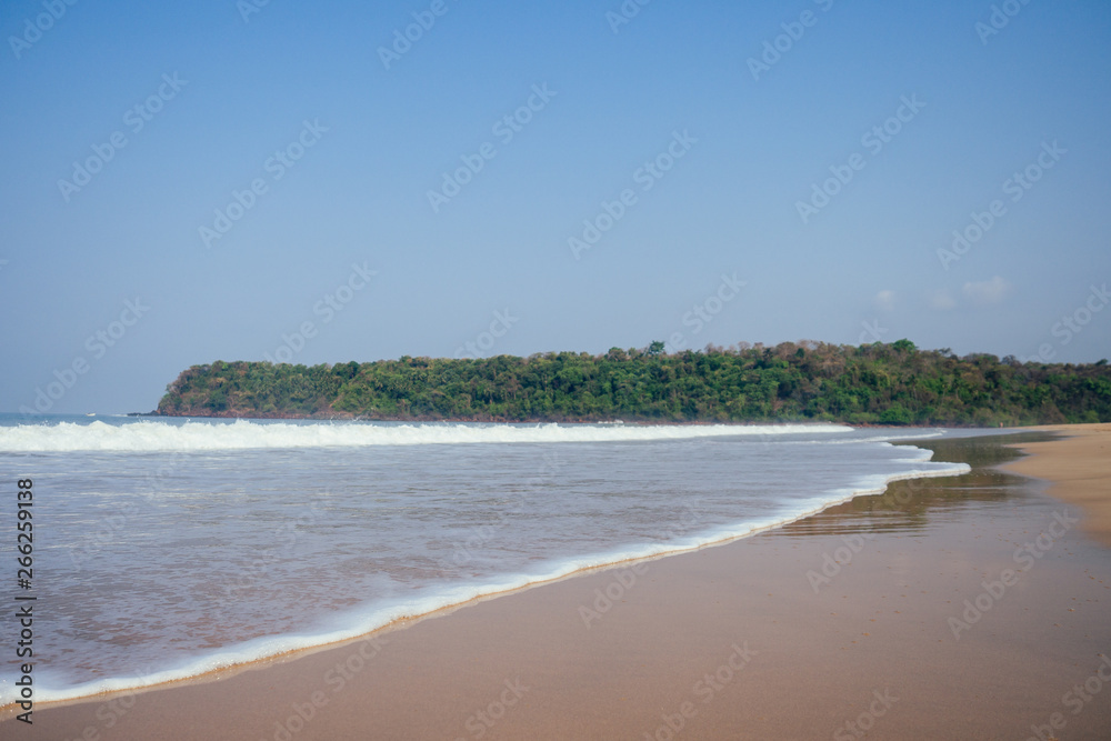 Cola Colva beach in paradise Goa copyspase