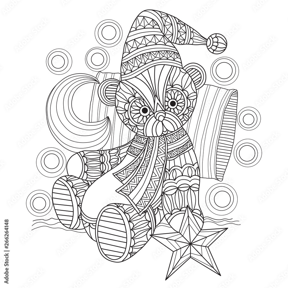 halloween teddy bear coloring pages