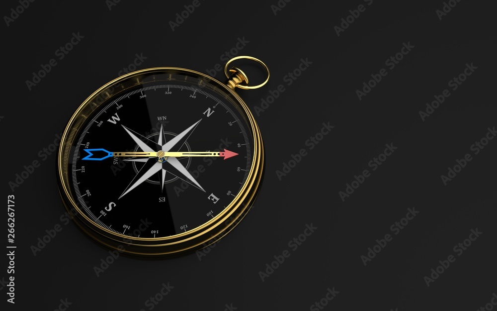 Golden Compass Dark Background Golden Compass Dark Background