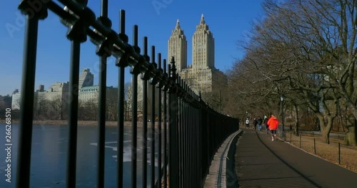 Springtime in New York City and central Park - footage is delivered in rec.709 - ready for color grade or LUT. photo