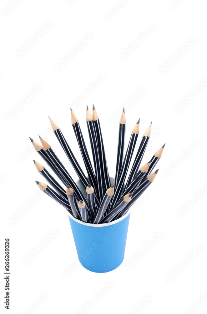 Bunch of pencil isolated on white background Bunch of pencil isolated on white background
