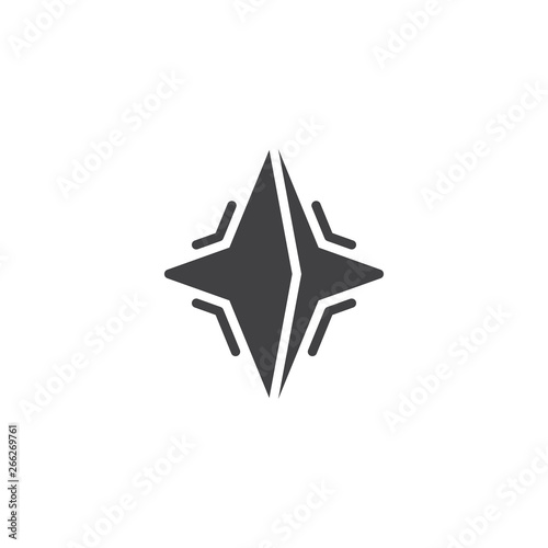 Neutron star vector icon. filled flat sign for mobile concept and web design. pulsar star glyph icon. Symbol, logo illustration. Pixel perfect vector graphics