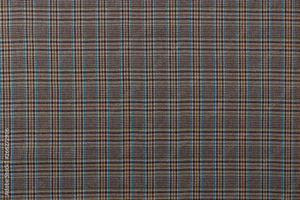 Creative of tartan fabric with textile texture background Creative of tartan fabric with textile texture background