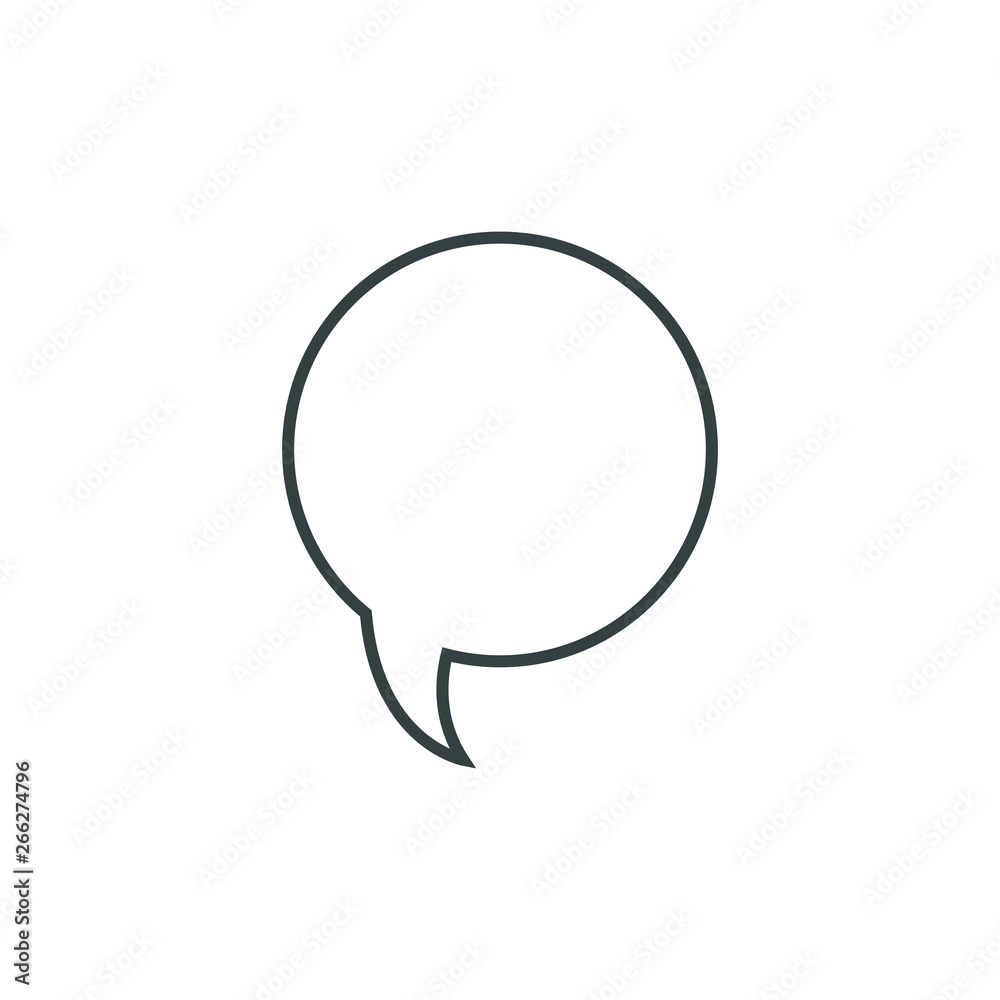 Speech bubble, speech balloon, chat bubble vector icon for apps and websites Speech bubble, speech balloon, chat bubble vector icon for apps and websites