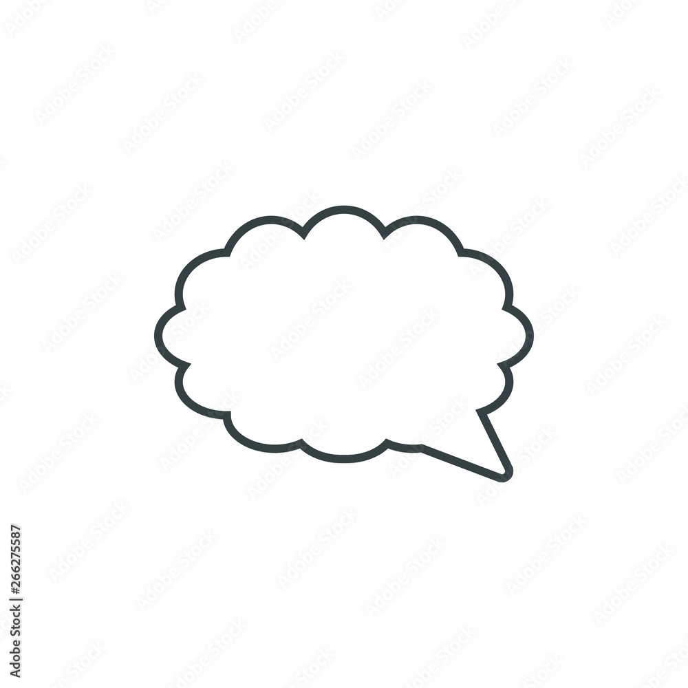 Speech bubble, speech balloon, chat bubble vector icon for apps and websites Speech bubble, speech balloon, chat bubble vector icon for apps and websites