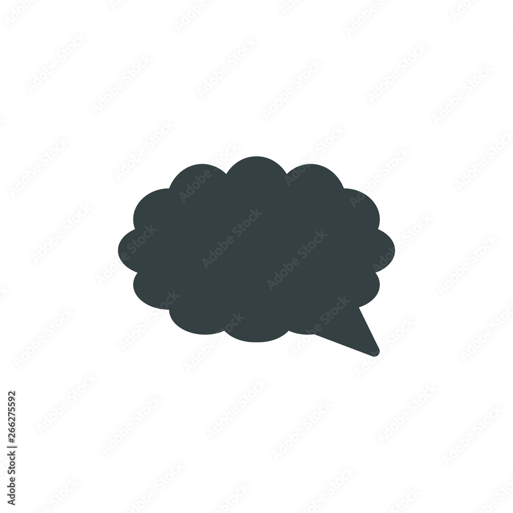 Speech bubble, speech balloon, chat bubble vector icon for apps and websites Speech bubble, speech balloon, chat bubble vector icon for apps and websites