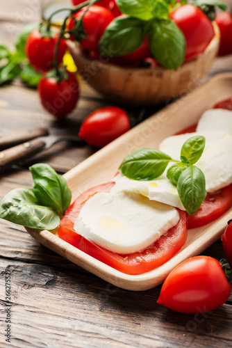 Traditional Italian dish caprese