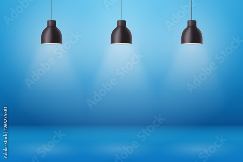 Retro pendant ceiling cone lamp