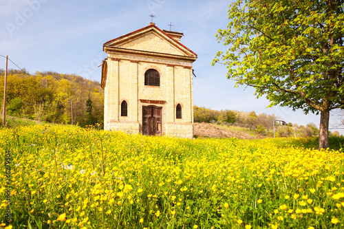 Old countryside church. Color image