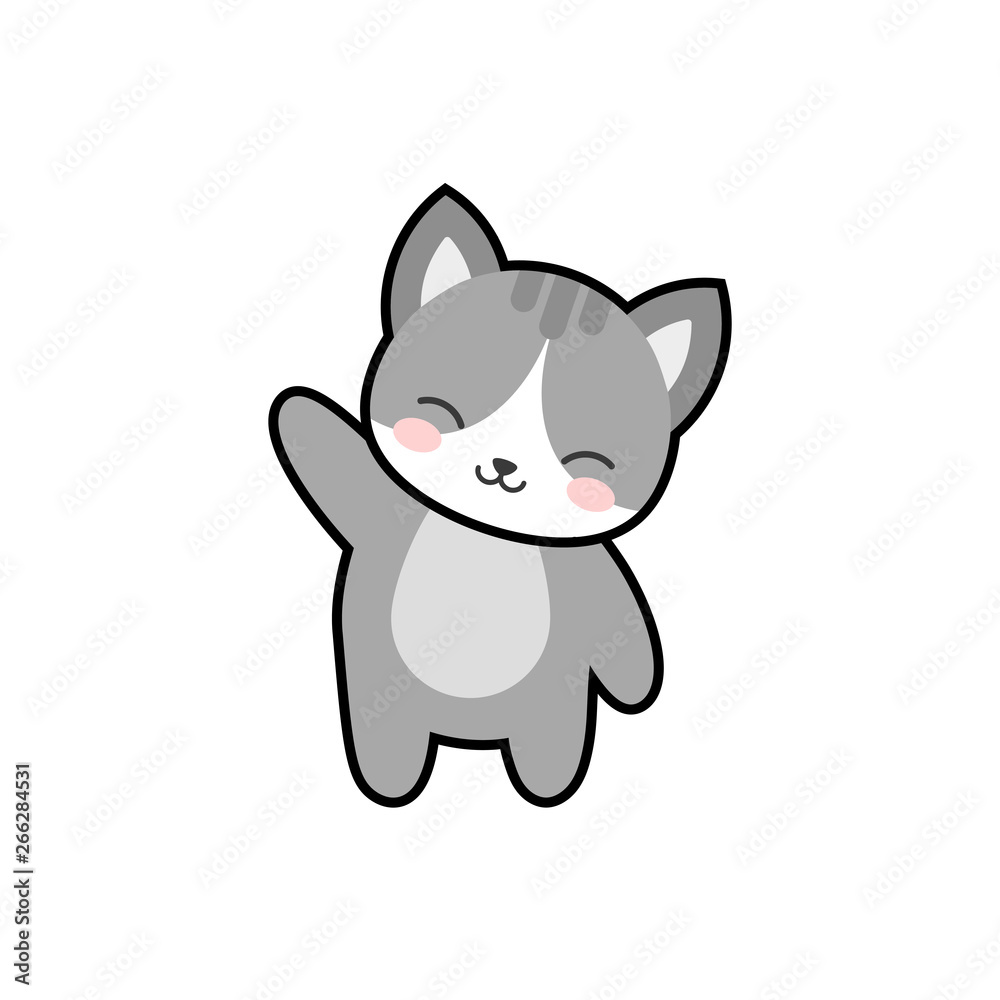 cute cat character kitty vector design, feline greeting card, invitation, greeting card, poster, with cute, cartoon hand drawn watercolor background cute cat character kitty vector design, feline greeting card, invitation, greeting card, poster, with cute, cartoon hand drawn watercolor background
