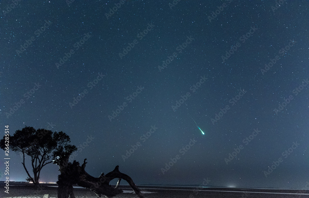 ETA Aquarids meteor shower over Brisbane May 2019 Stock Photo Adobe Stock