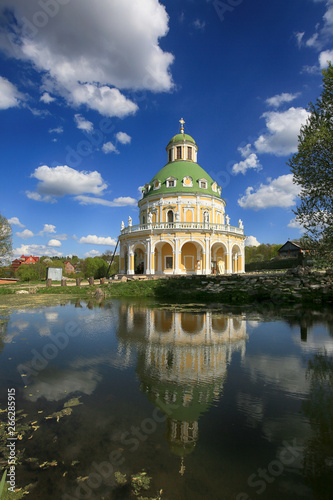 Church of the Nativity of the Blessed Virgin in Podmoklovo in Moscow Region, Russia