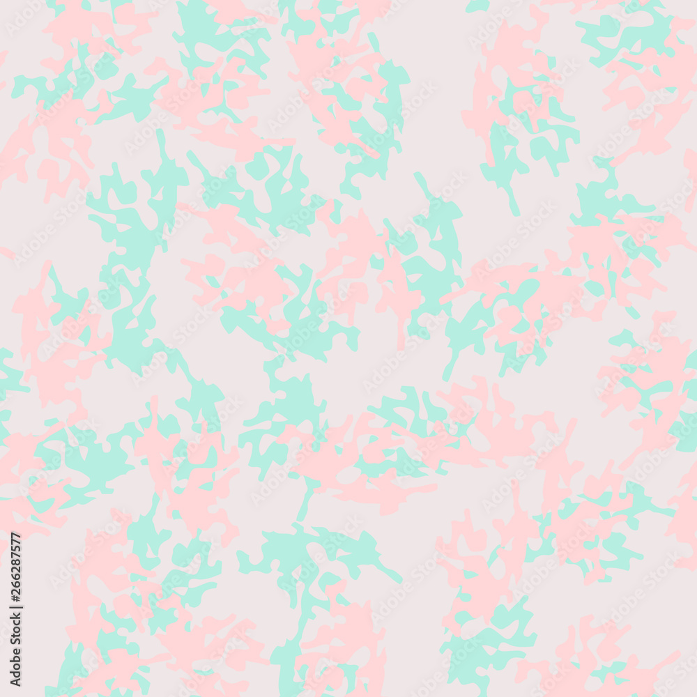 UFO camouflage of various shades of blue and pink colors UFO camouflage of various shades of blue and pink colors