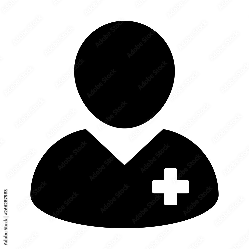 Therapy icon vector of male person profile avatar symbol for patient medical health care in flat color glyph pictogram illustration Therapy icon vector of male person profile avatar symbol for patient medical health care in flat color glyph pictogram illustration