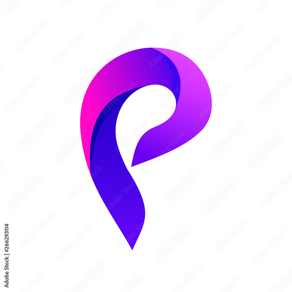 Letter P Abstract Logo Vector Letter P Abstract Logo Vector