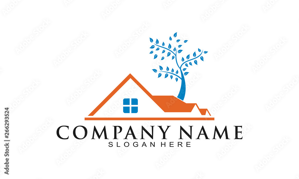 Obraz premium House vector logo