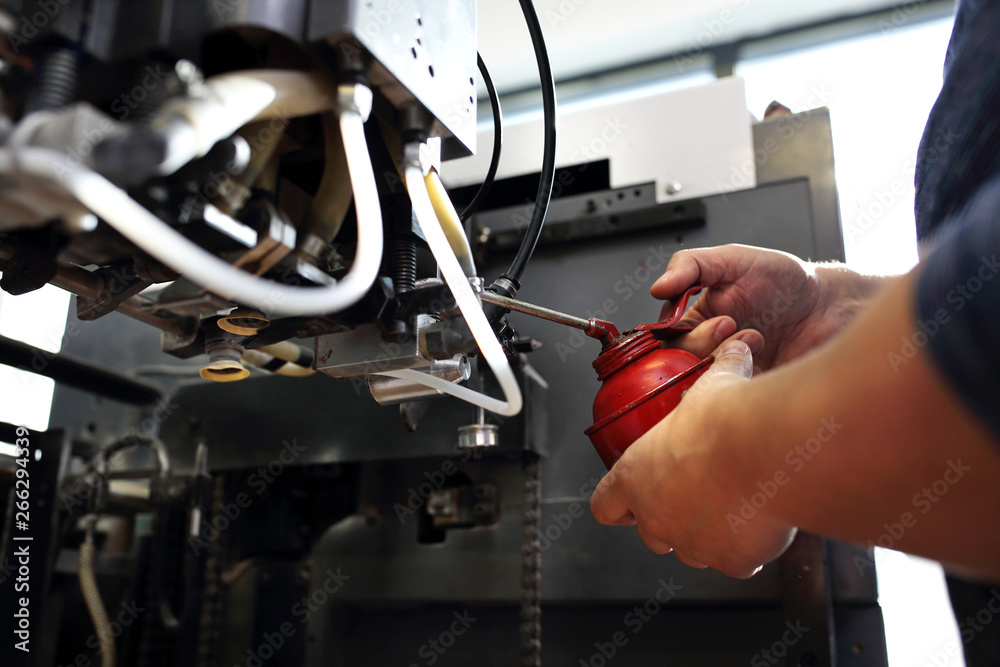 Repair and maintenance of the printing machine. Repair and maintenance of the printing machine.
