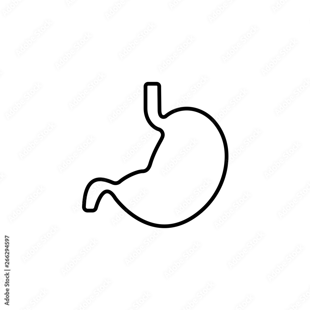 Stomach icon, Vector illustration. Organ icon vector Stomach icon, Vector illustration. Organ icon vector