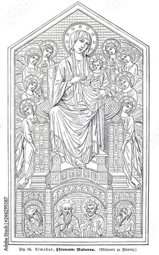 Christian illustration. Old image