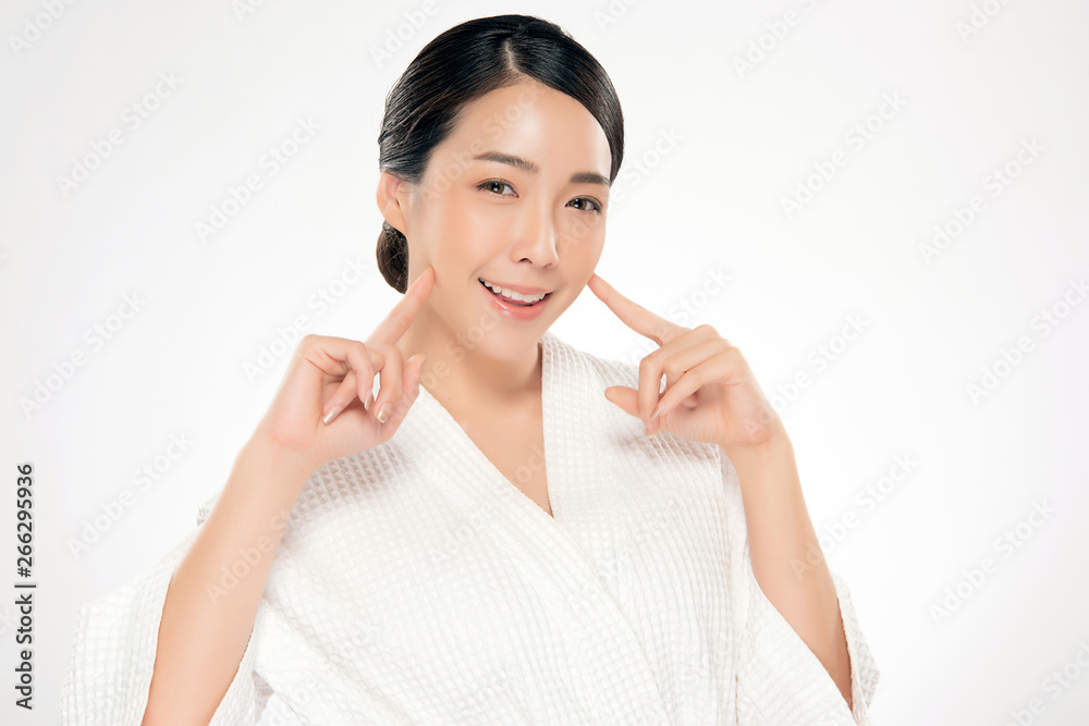 Beautiful Young asian Woman with Clean Fresh Skin Beautiful Young asian Woman with Clean Fresh Skin