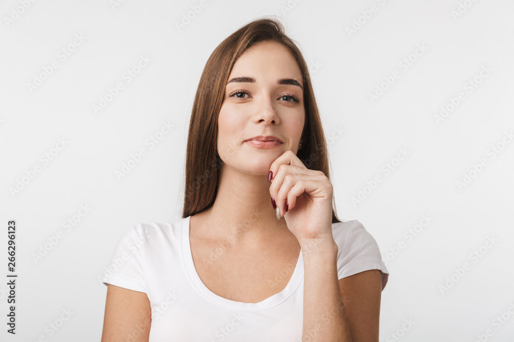 Portrait of a beautiful young woman Portrait of a beautiful young woman