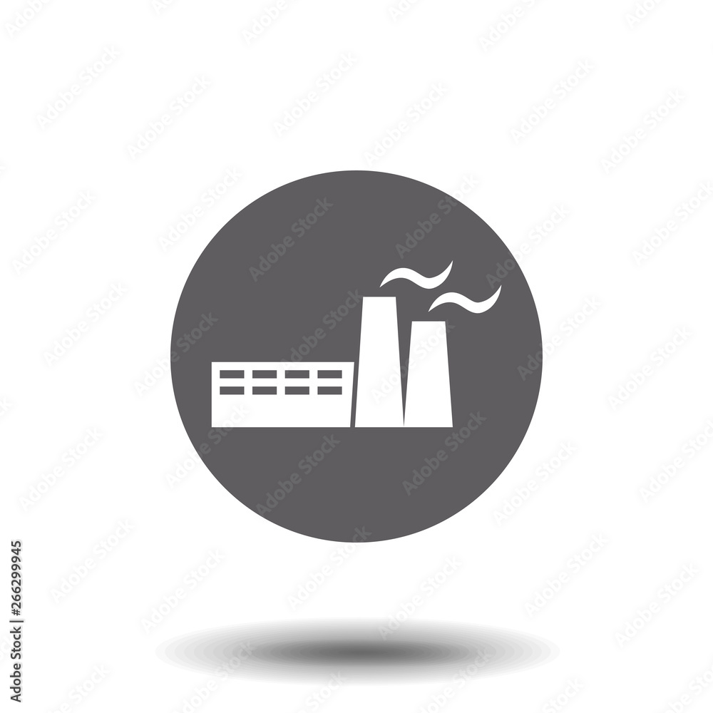 Factory icon. Vector symbol stock illustration web. Factory icon. Vector symbol stock illustration web.