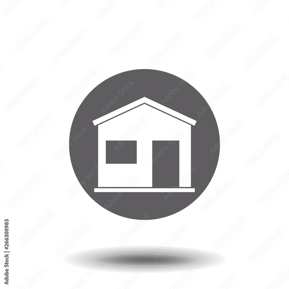 Home, residential place. vector symbol stock illustration web. Home, residential place. vector symbol stock illustration web.