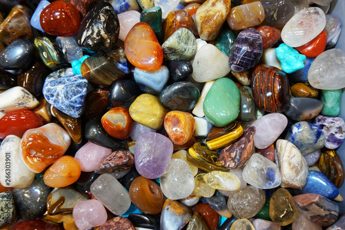 color minerals and gems texture © jonnysek