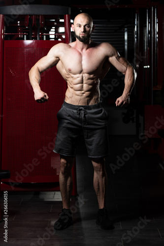 Portrait Of A Fitness Muscular Man