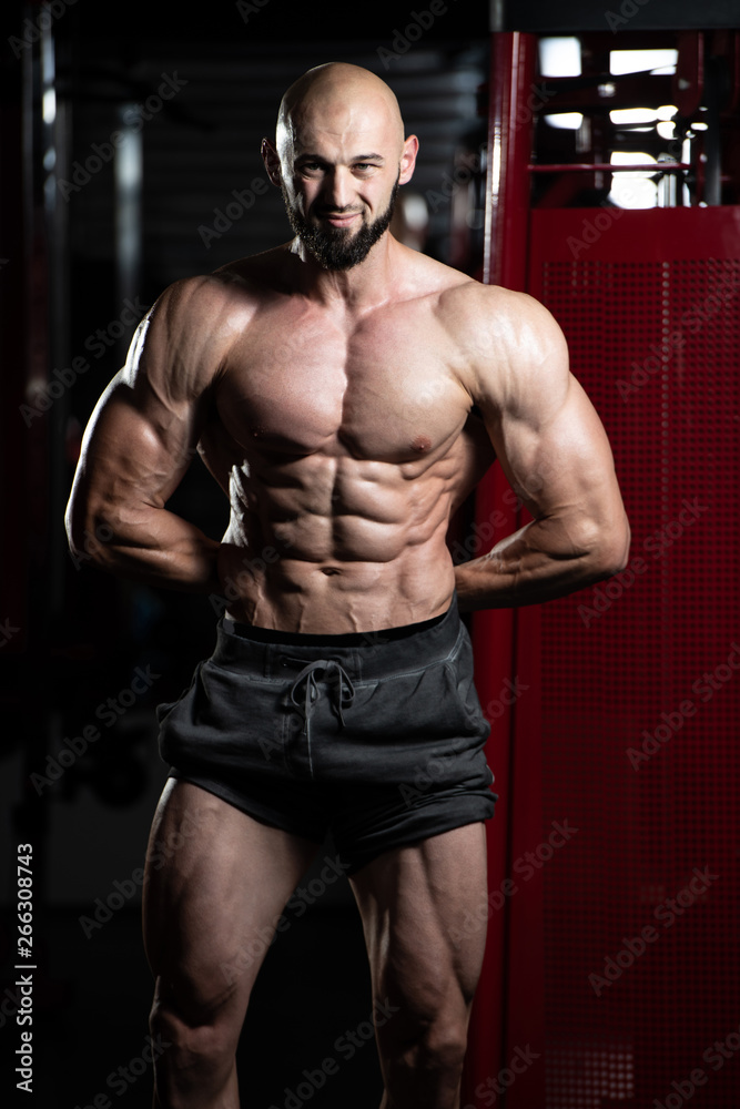 Portrait Of A Fitness Muscular Man Portrait Of A Fitness Muscular Man
