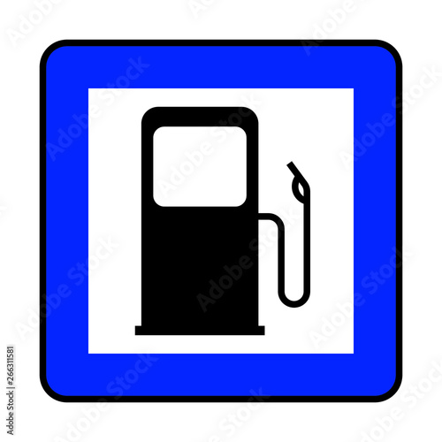 Tankstellen Schild