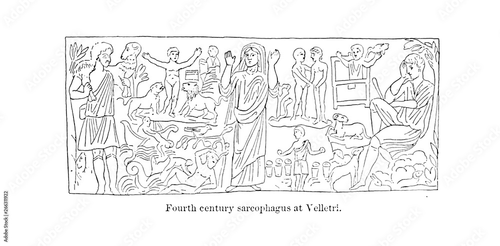 Christian illustration. Old image Christian illustration. Old image