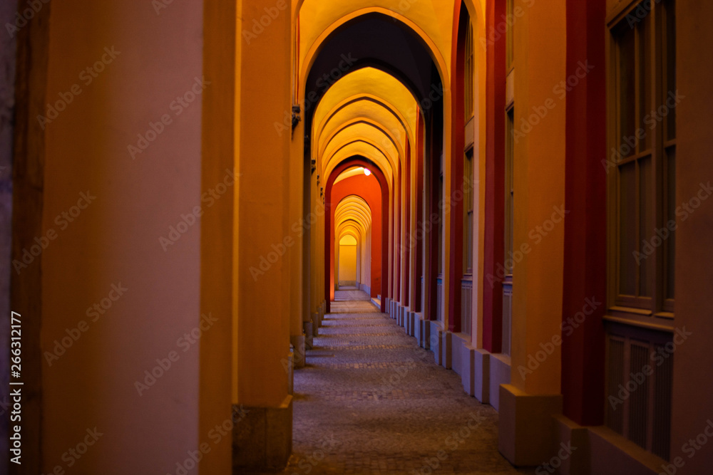 corridor of arches
