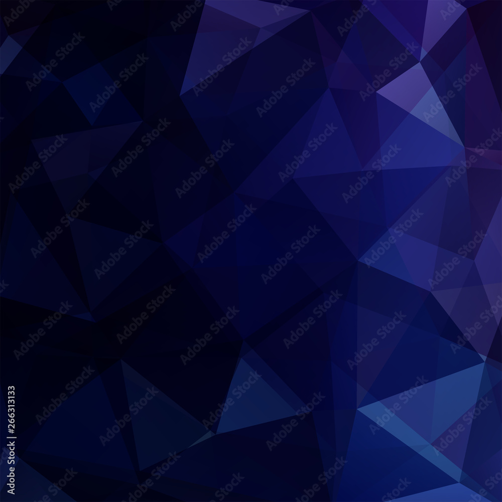 Dark blue polygonal vector background. Can be used in cover design, book design, website background. Vector illustration Dark blue polygonal vector background. Can be used in cover design, book design, website background. Vector illustration