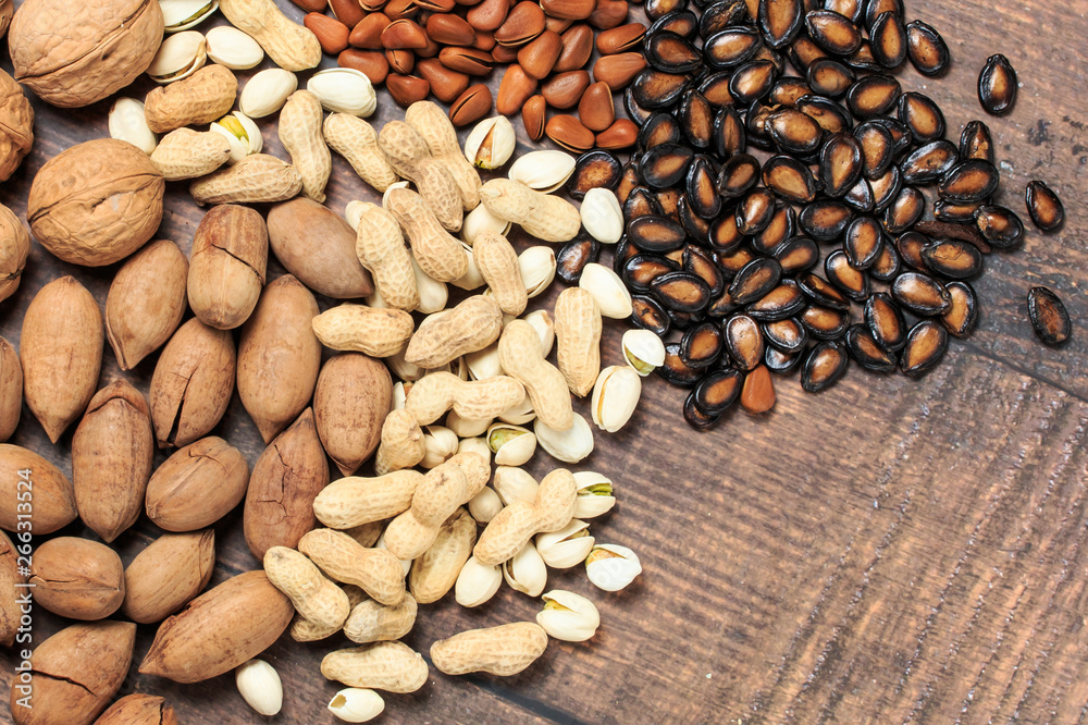 A variety of delicious dried fruits A variety of delicious dried fruits