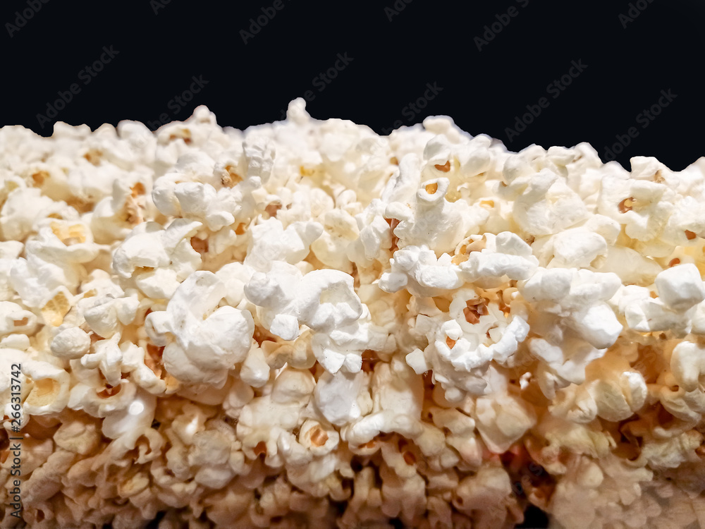 Popcorn texture background for retouch . salty popcorn in the box . Popcorn texture background for retouch . salty popcorn in the box .