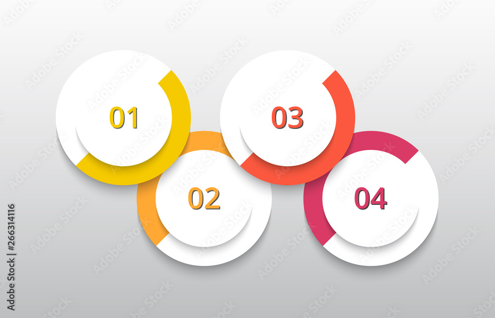 Step by step infographic. Step by step infographic.