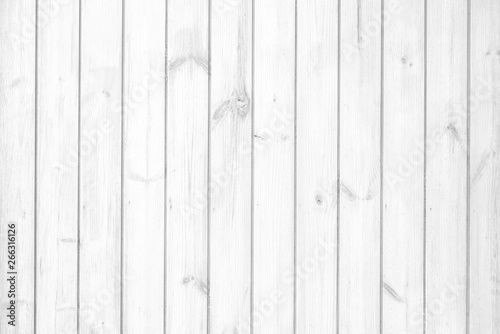 White and grey wood plank texture and wallpaper. Abstract wooden background.
