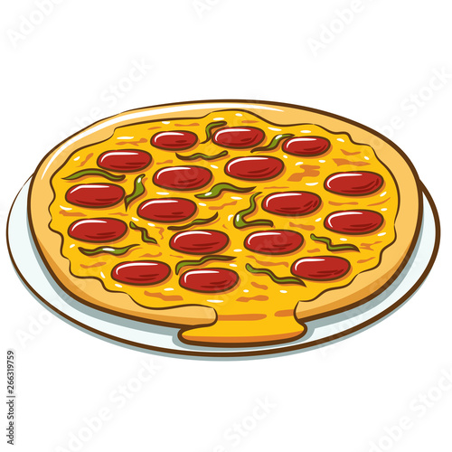 pizza vector graphic design