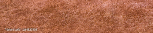 Plakat w ramie Brown leather texture closeup background