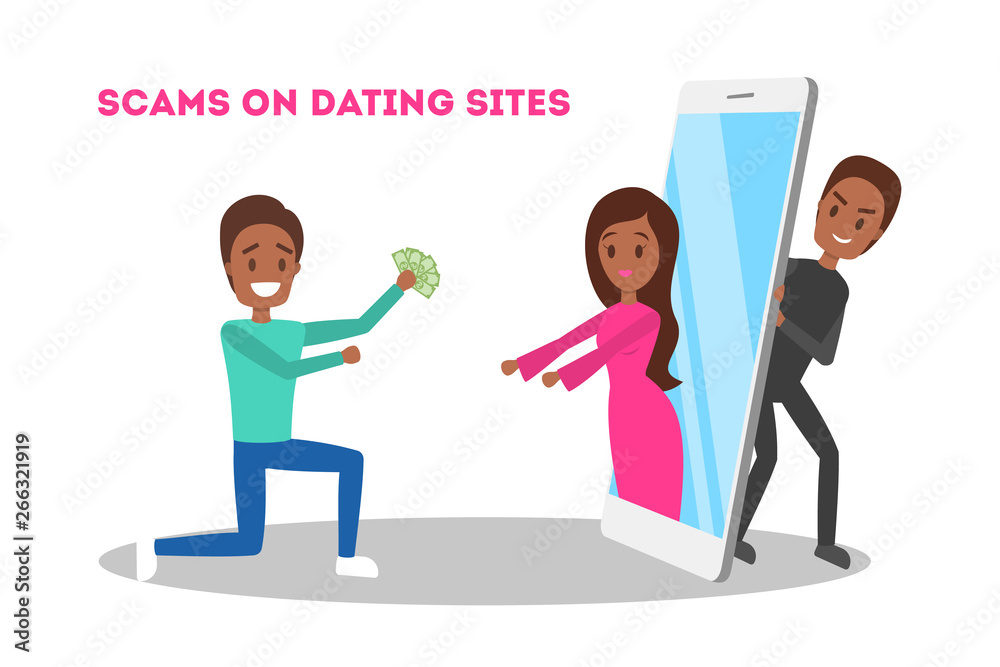 Online dating app. Virtual relationship and love. Online dating app. Virtual relationship and love.