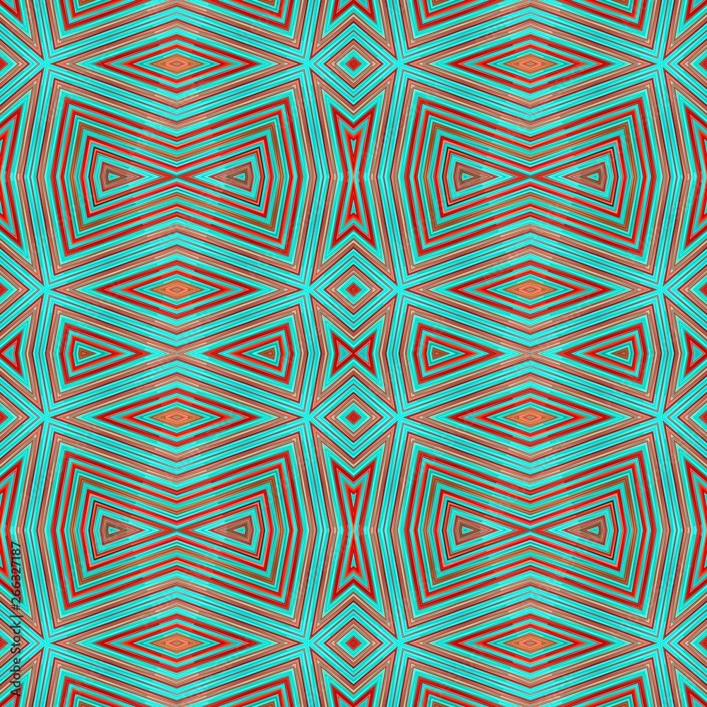 coffee, turquoise and saddle brown colors. repeatable glossy background pattern for graphics, wrapping paper, creative fashion design or web sites