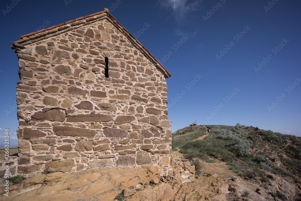 medieval chapel on hilltop