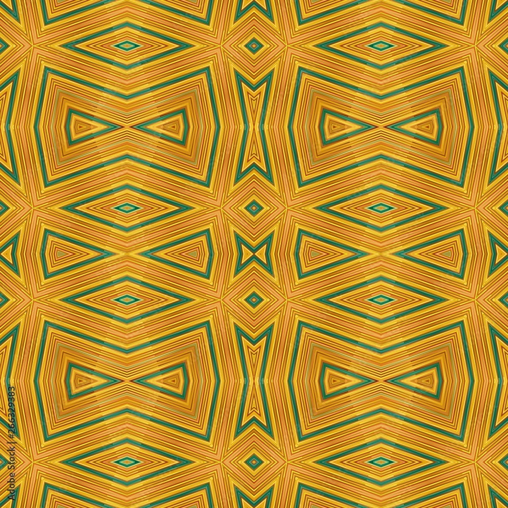 golden rod, sea green and saddle brown abstract seamless pattern design golden rod, sea green and saddle brown abstract seamless pattern design