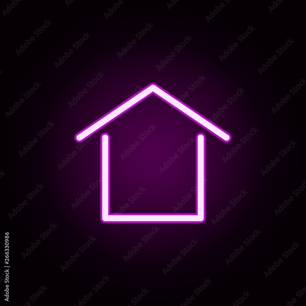 Estate, real, home neon icon. Elements of building set. Simple icon for websites, web design, mobile app, info graphics Estate, real, home neon icon. Elements of building set. Simple icon for websites, web design, mobile app, info graphics