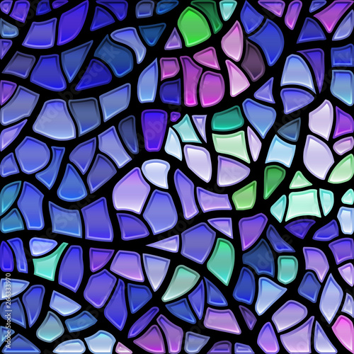 abstract vector stained-glass mosaic background