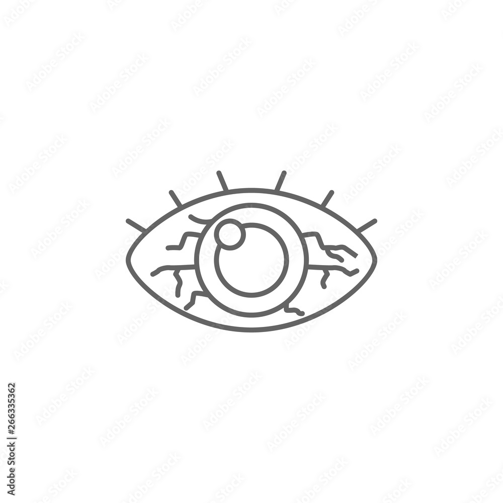 Eye, marijuana icon. Element of marijuana icon. Thin line icon for website design and development, app development. Premium icon Eye, marijuana icon. Element of marijuana icon. Thin line icon for website design and development, app development. Premium icon