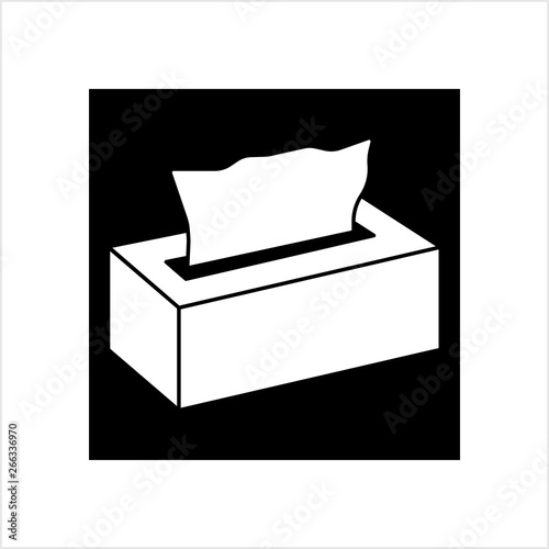 Tissue Box Icon, Paper Napkin, Absorbing Lightweight Paper